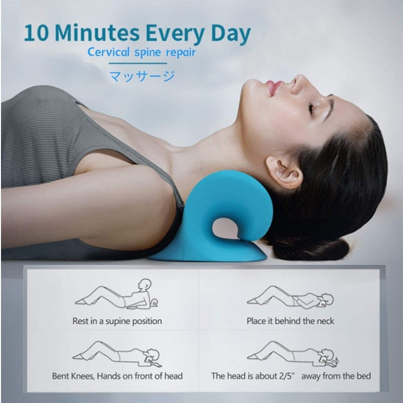 Cervical Neck Traction Pillow