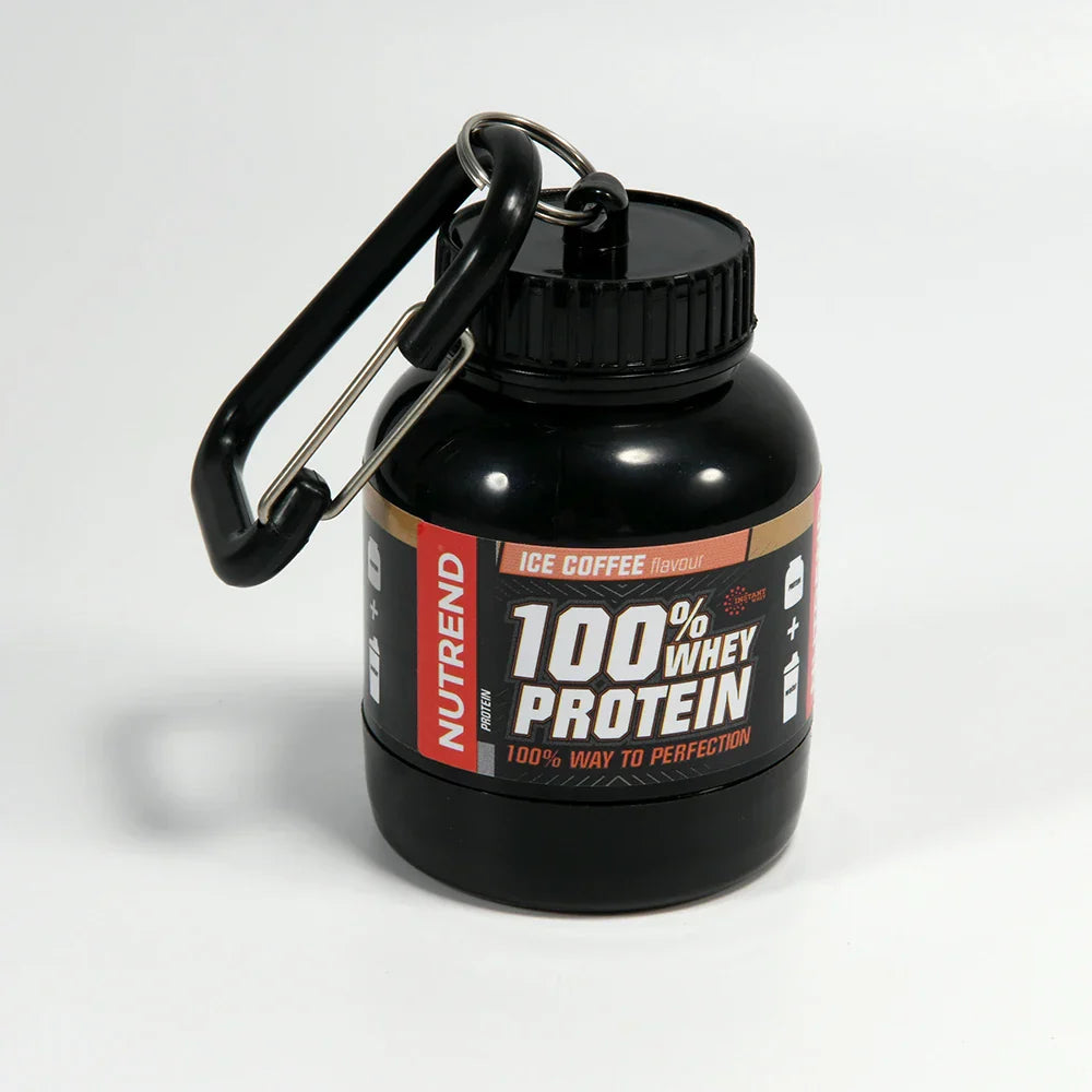 Portable Mini Protein Powder Bottle with Whey Keychain
